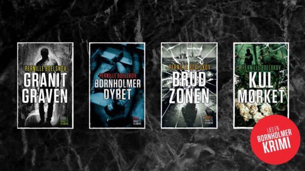 Pakke med alle fire bornholmerkrimier om Agnethe Bohn